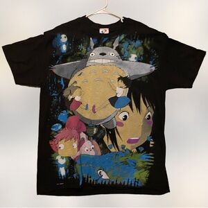Anime GHIBILI a pigs gotta fly AOP double sided shirt NWOT mens L